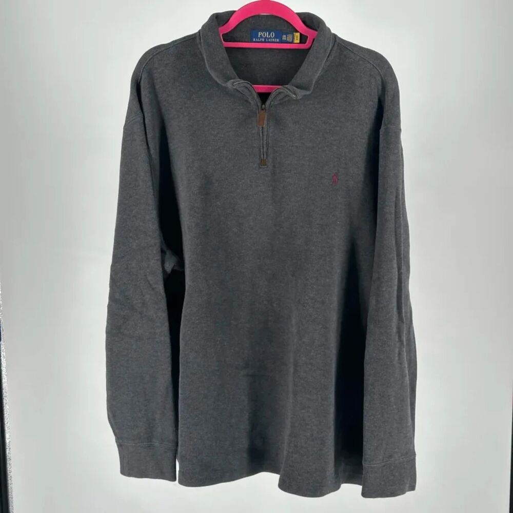 Polo Ralph Lauren 1/4 Quarter Zip Sweater Size XXL